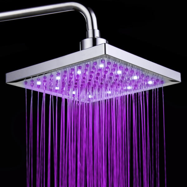 Douche LED 8" sans Piles (CJ)