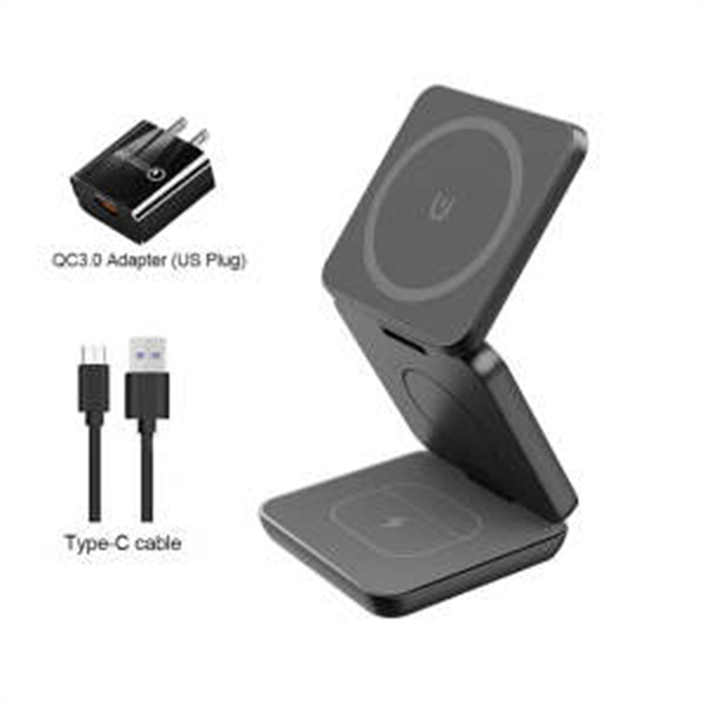 Folding Three-in-one Wireless Charger Magnetic Suction