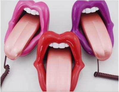 Telephone Sexy Red Lip Phone Fashion Big Mouth Phone Red Lip Love Phone