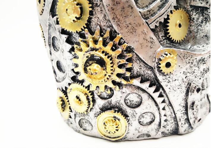 Antique Personality Skull Ghost Head Stainless Steel Creative One-Piece Cup