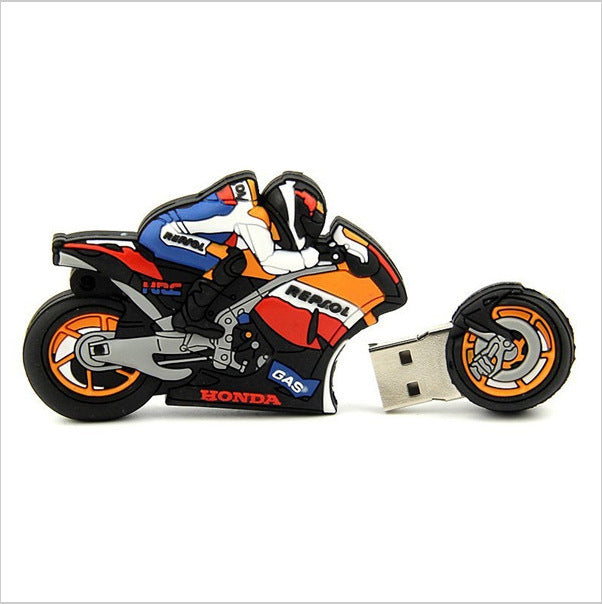 Pvc Personality Sports Car U Disk