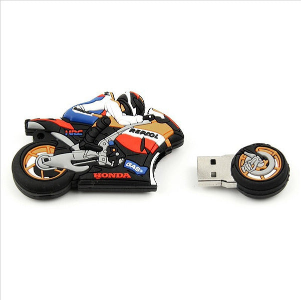 Pvc Personality Sports Car U Disk