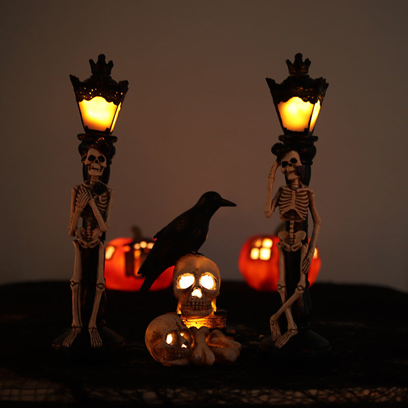 Halloween Simulation Luminous Skull Skeleton Light