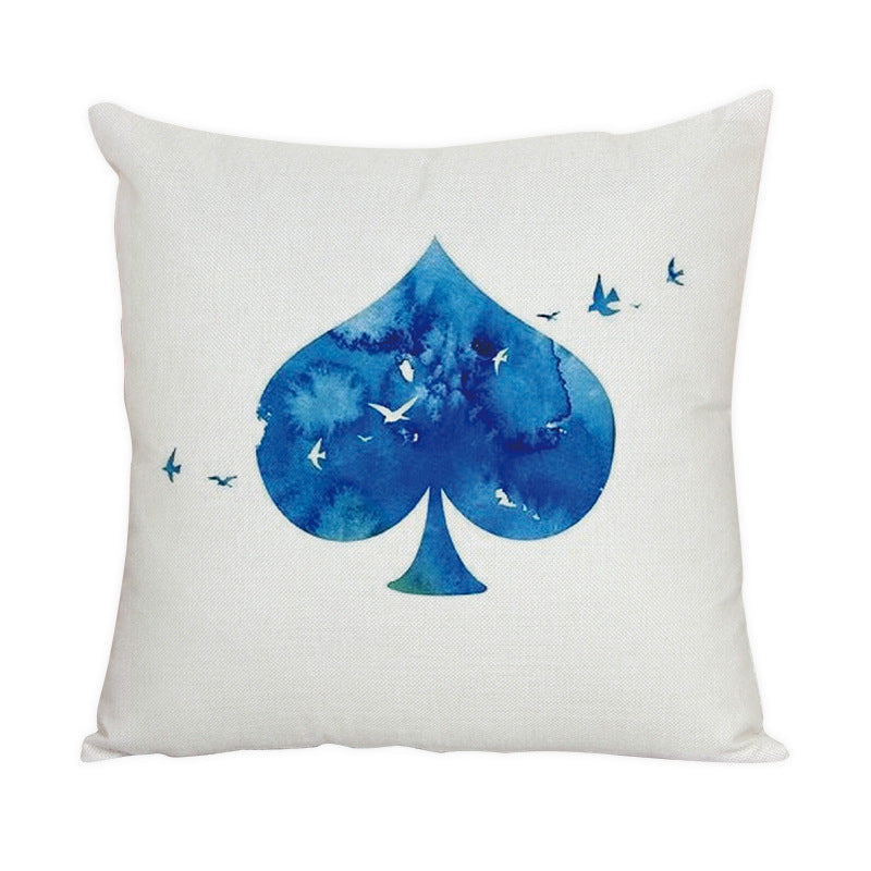 Nordic Style Animal Pattern Peach Skin Fabric Fabric Pillow Cover