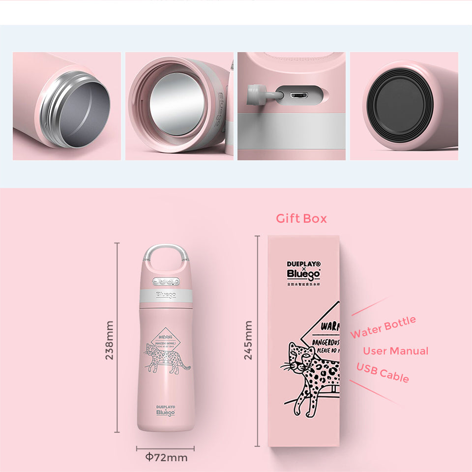 Bluetooth Waterproof Smart Music Water Cup