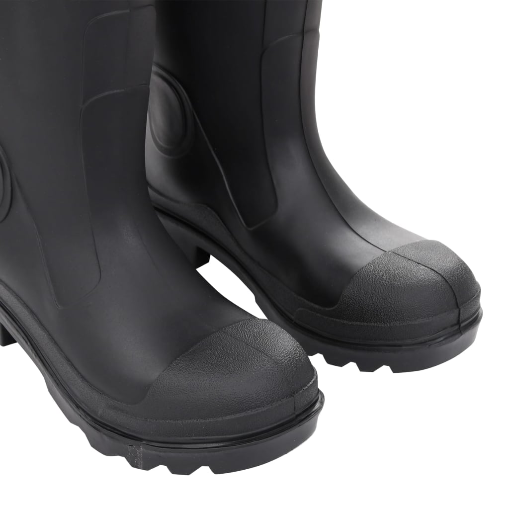 Rubber Boots with Removable Lining, Size 38, PVC