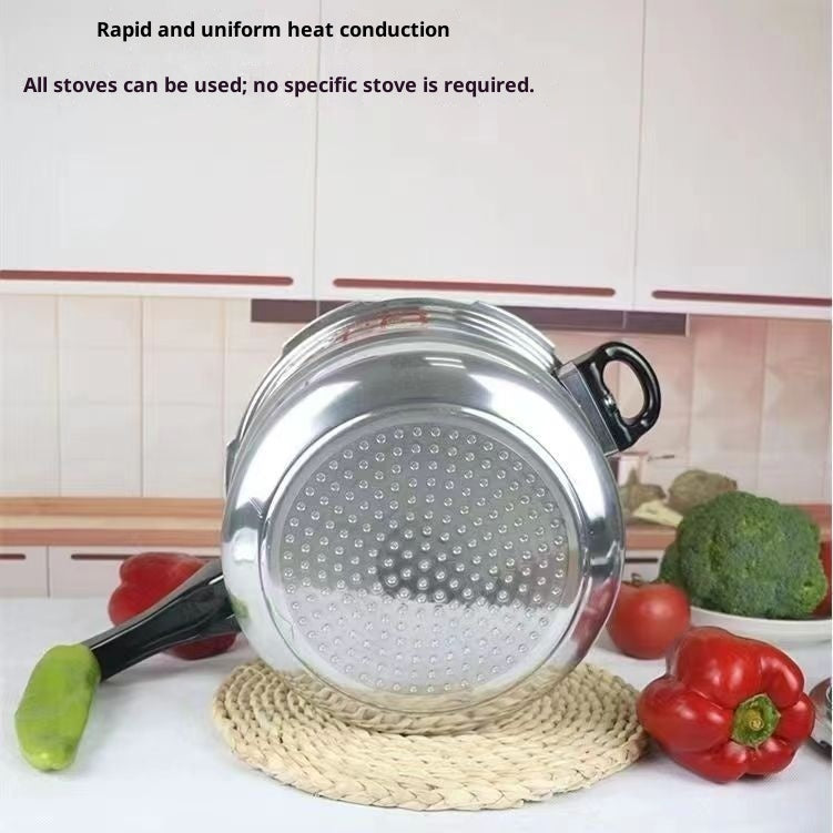 Hohopeti Autocuiseur à Haute Pression Multi-usage pour Gaz et Induction Marmite de Cuisson Efficace et Uniforme Petite Cocotte Adaptée Aux Petits Foyers