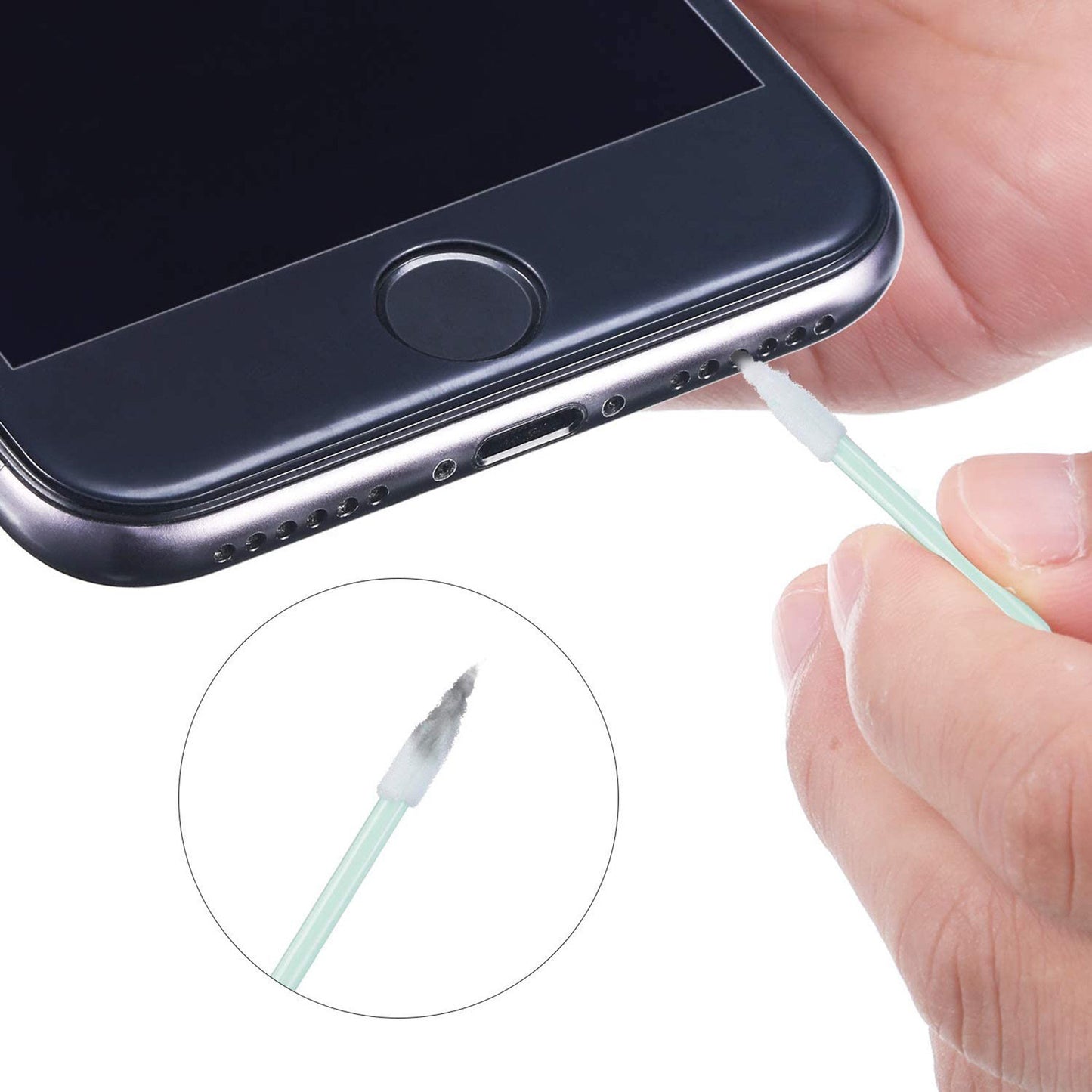 Dust Plug Cleaning Kit 16-piece Metal Dust Plug Including Telephone Port Cleaning Brush Kit