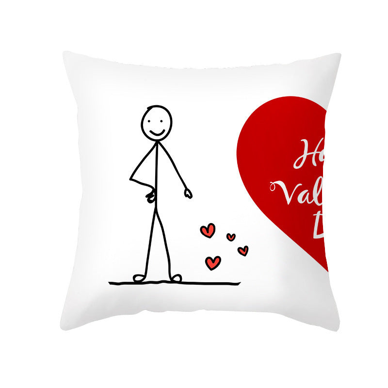 Home Fashion Simple Peach Skin Velvet Pillowcase