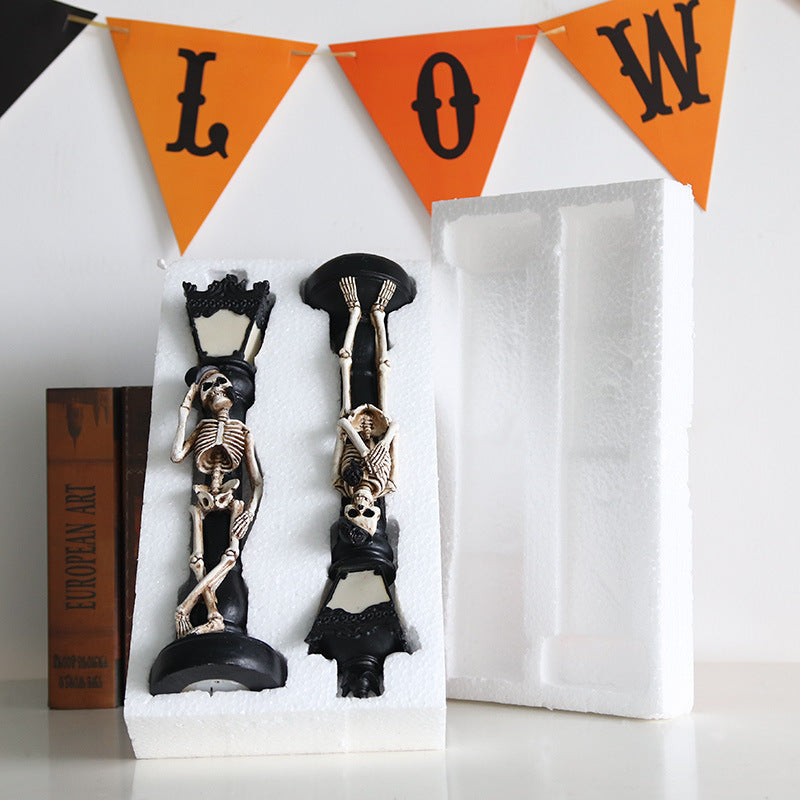 Halloween Simulation Luminous Skull Skeleton Light