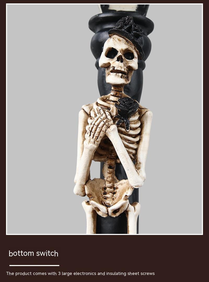 Halloween Simulation Luminous Skull Skeleton Light